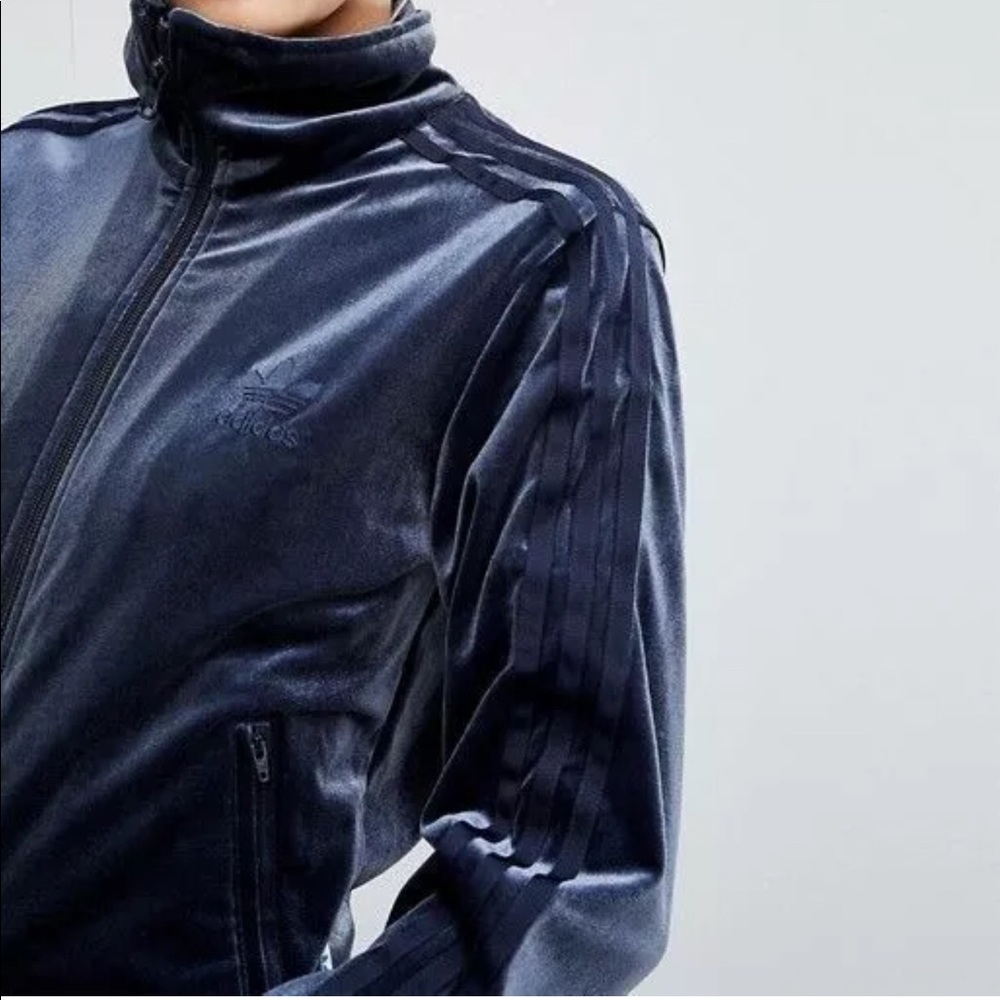 Adidas Original LUXE Velvet  FIREBIRD Track Jacket
